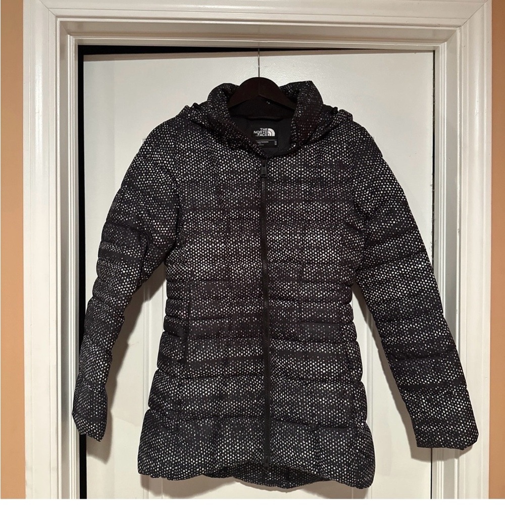 The North Face Women's Black and White Puffer Jacket